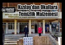 Kızılay’dan Okullara Temizlik Malzemesi