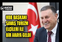 HBB BAŞKANI SAVAŞ TURİZM ELÇİLERİ İLE BİR ARAYA GELDİ