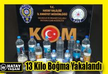 13 Kilo Boğma Yakalandı