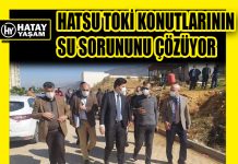 HATSU TOKİ KONUTLARININ SU SORUNUNU ÇÖZÜYOR