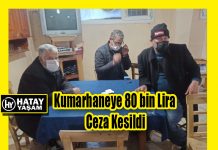Kumarhaneye 80 bin Lira Ceza Kesildi