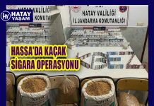 HASSA’DA KAÇAK SİGARA OPERASYONU