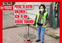 PAYAS’TA KAYBI ÖNLEMEK İÇİN 70 KM ŞEBEKE TARANDI