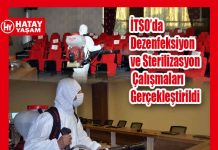 İTSO’da Dezenfeksiyon ve Sterilizasyon Çalışmaları Gerçekleştirildi