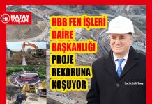 HBB FEN İŞLERİ DAİRE BAŞKANLIĞI PROJE REKORUNA KOŞUYOR