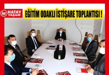 EĞİTİM ODAKLI İSTİŞARE TOPLANTISI !