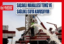 SAÇAKLI MAHALLESİ TEMİZ VE SAĞLIKLI SUYA KAVUŞUYOR