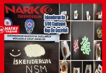 İskenderun’da 5700 Captagon Hap Ele Geçirildi