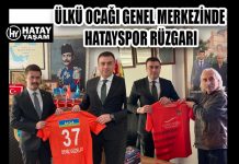 ÜLKÜ OCAĞI GENEL MERKEZİNDE HATAYSPOR RÜZGARI