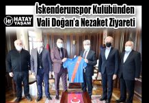 İskenderunspor Kulübünden Vali Doğan’a Nezaket Ziyareti