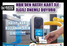 HBB’DEN HATAY KART İLE İLGİLİ ÖNEMLİ DUYURU