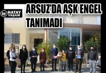 ARSUZ’DA AŞK ENGEL TANIMADI