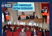 AFET FARKINDALIK EĞİTİMİ DÜZENLENDİ