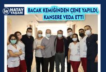BACAK KEMİĞİNDEN ÇENE YAPILDI, KANSERE VEDA ETTİ