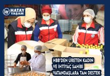 HBB’DEN ÜRETEN KADIN VE İHTİYAÇ SAHİBİ VATANDAŞLARA TAM DESTEK
