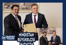 HİNDİSTAN BÜYÜKELÇİSİ HATAY’DA