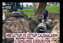 HBB ALTYAPI VE ÜSTYAPI ÇALIŞMALARINI İL GENELİNDE SÜRDÜRÜYOR