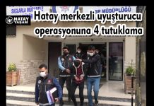 Hatay merkezli uyuşturucu operasyonuna 4 tutuklama