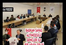 BAŞKAN SAVAŞ ALTINÖZÜLÜ GENÇLER İLE BİR ARAYA GELDİ