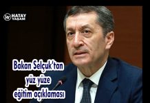 Bakan Selçuk’tan yüz yüze eğitim açıklaması
