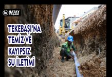 TEKEBAŞI’NA TEMİZ VE KAYIPSIZ SU İLETİMİ