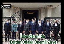 İskenderun’da Eğitim Odaklı Önemli Zirve