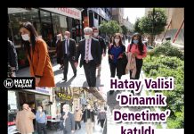 Hatay Valisi ‘Dinamik Denetime’ katıldı…