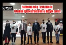 İskenderun Necip Fazıl Kısakürek Ortaokulu öğrencilerinden ulusal düzeyde eserler