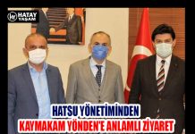 HATSU YÖNETİMİNDEN KAYMAKAM YÖNDEN’E ANLAMLI ZİYARET
