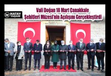 Vali Doğan 18 Mart Çanakkale Şehitleri Müzesi’nin Açılışını Gerçekleştirdi