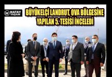 BÜYÜKELÇİ LANDRUT, OVA BÖLGESİNE YAPILAN 5. TESİSİ İNCELEDİ