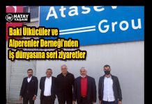 Baki Ülkücüler ve Alperenler Derneği’nden iş dünyasına seri ziyaretler
