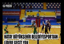 HATAY BÜYÜKŞEHİR BELEDİYESPOR’DAN LİDERE GEÇİT YOK