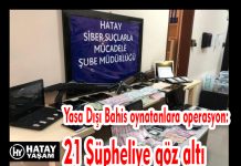 Yasa Dışı Bahis oynatanlara operasyon: 21 Şüpheliye göz altı