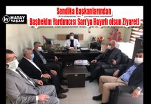 Sendika Başkanlarından Başhekim Yardımcısı Saryı’ya Hayırlı olsun Ziyareti
