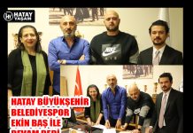 HATAY BÜYÜKŞEHİR BELEDİYESPOR EKİN BAŞ İLE DEVAM DEDİ