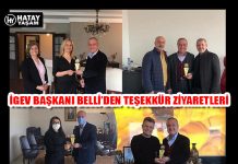 İGEV BAŞKANI BELLİ’DEN TEŞEKKÜR ZİYARETLERİ