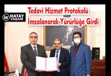Tedavi Hizmet Protokolü İmzalanarak Yürürlüğe Girdi