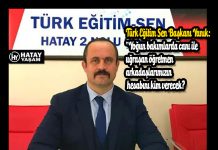 Türk Eğitim Sen Başkanı Yanık:”Yoğun bakımlarda canı ile uğraşan öğretmen arkadaşlarımızın hesabını kim verecek?