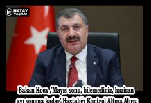 Bakan Koca ,’Mayıs sonu, bilemediniz, haziran ayı sonuna kadar’ Hastalığı Kontrol Altına Alırız
