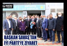 BAŞKAN SAVAŞ’TAN İYİ PARTİ’YE ZİYARET