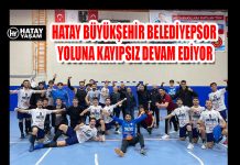 HATAY BÜYÜKŞEHİR BELEDİYEPSOR YOLUNA KAYIPSIZ DEVAM EDİYOR
