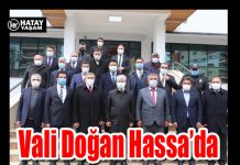 Vali Doğan Hassa’da