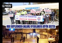 HBB EKİPLERİNDEN ANLAMLI UYGULAMAYA BÜYÜK DESTEK