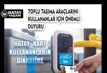 TOPLU TAŞIMA ARAÇLARINI KULLANANLAR İÇİN ÖNEMLİ DUYURU