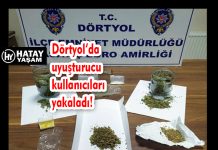 Dörtyol’da uyuşturucu kullanıcıları yakaladı!