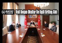 Vali Doğan Okullar İle İlgili Brifing Aldı