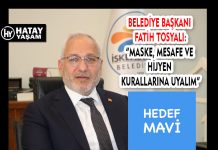 BELEDİYE BAŞKANI FATİH TOSYALI: “MASKE, MESAFE VE HİJYEN KURALLARINA UYALIM”