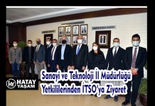 Sanayi ve Teknoloji İl Müdürlüğü Yetkililerinden İTSO’ya Ziyaret