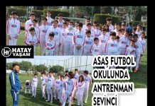 ASAŞ FUTBOL OKULUNDA ANTRENMAN SEVİNCİ